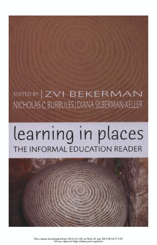 Learning in places : the informal education reader