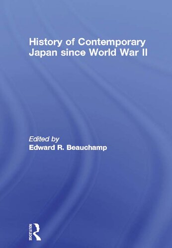 History of Contemporary Japan since World War II