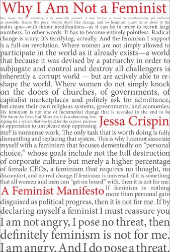 Why I Am Not A Feminist: A Feminist Manifesto