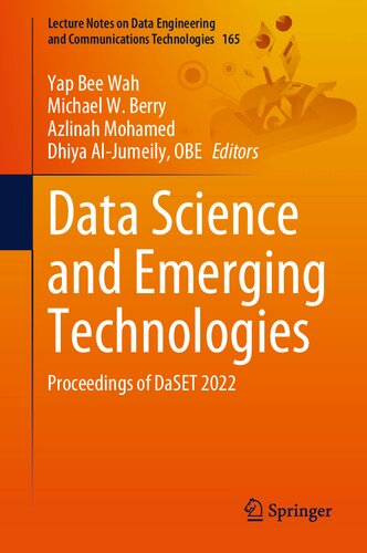 Data Science and Emerging Technologies: Proceedings of DaSET 2022