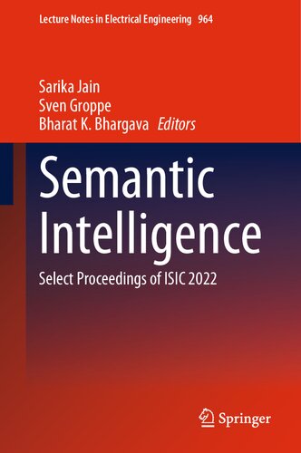 Semantic Intelligence: Select Proceedings of ISIC 2022