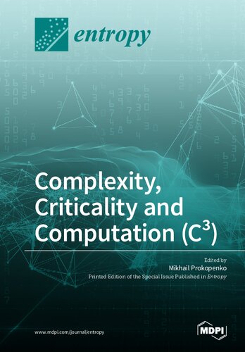 Complexity, Criticality and Computation (C3)