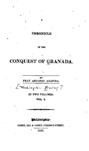 A Chronicle of the Conquest of Granada