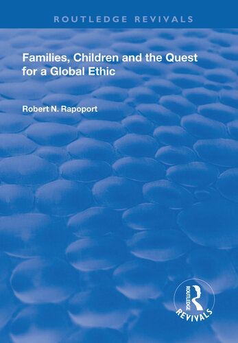 Families, Children and the Quest for a Global Ethic