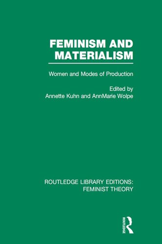 Feminism and Materialism: Women and Modes of Production