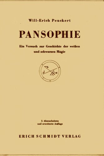 Pansophie : Ein Versuch zur Geschichte der weißen und schwarzen Magie