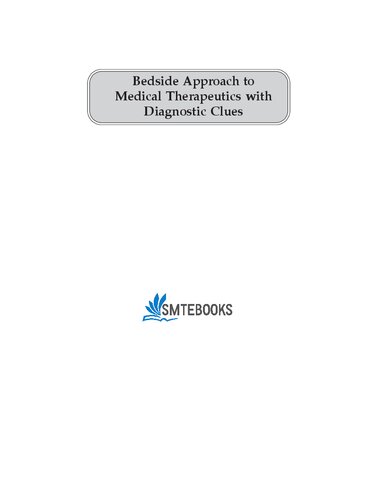 Bedside Approach to Medical Therapeutics with Diagnostic Clues