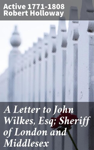 A Letter to Sir Richard Ford and the Other Police Magistrates