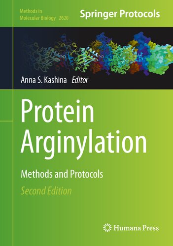Protein Arginylation: Methods and Protocols