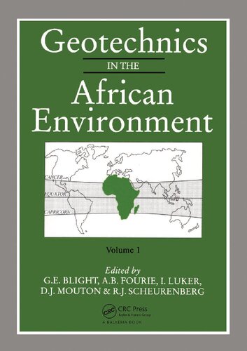 Geotechnics in the African Environment: Volume 1
