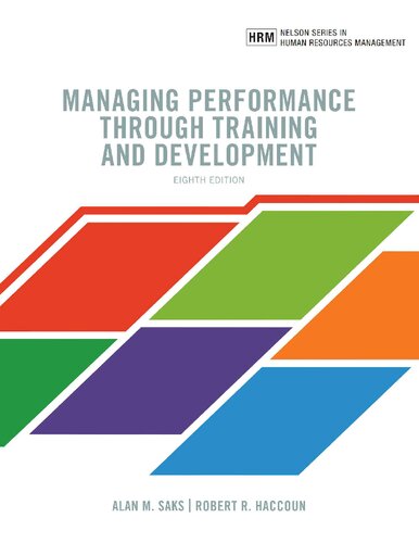 Managing Performance through Training and Development