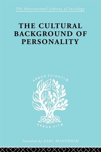 The Cultural Background of Personality