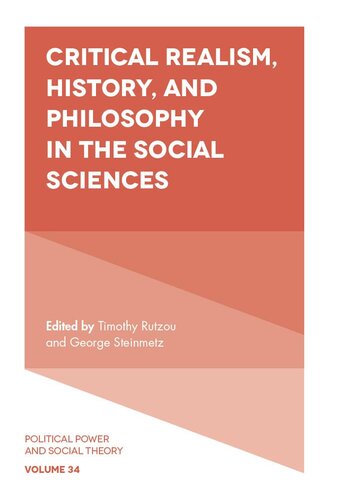 Critical Realism, History, and Philosophy in the Social Sciences