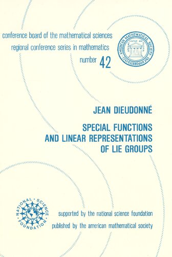 Special Functions and Linear Representations of Lie Groups