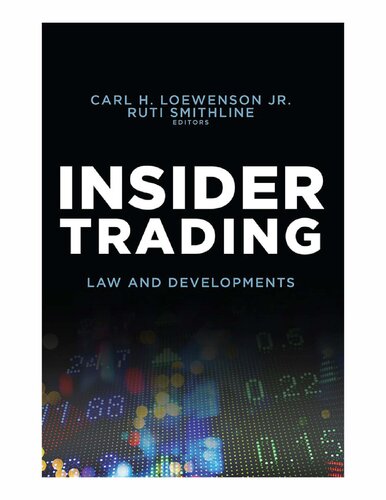 Insider Trading: Law and Developments