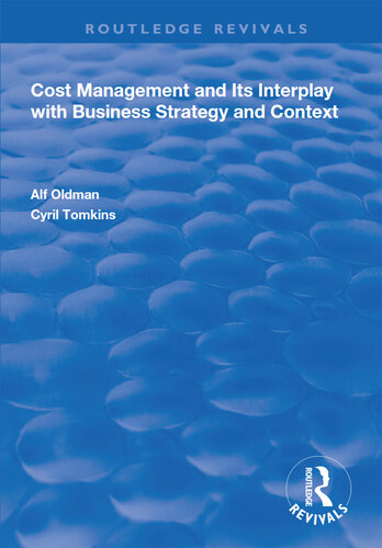 Cost Management and Its Interplay with Business Strategy and Context