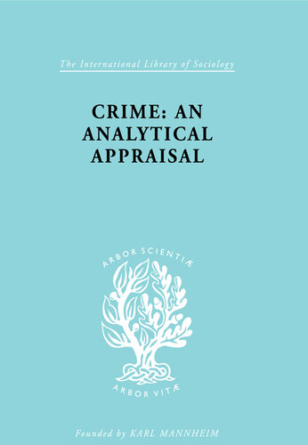 Crime: An Analytical Appraisal