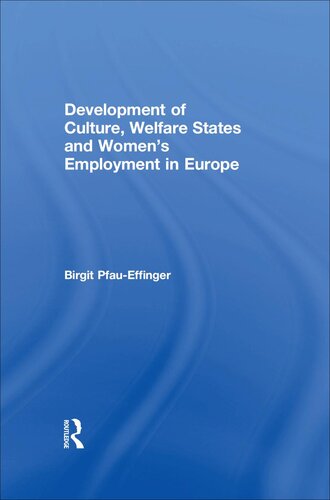 Development of Culture, Welfare States and Women's Employment in Europe