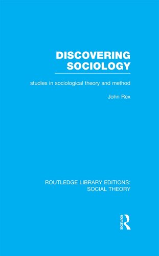 Discovering Sociology