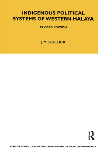 Indigenous Political Systems of West Malaya