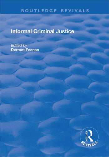 Informal Criminal Justice