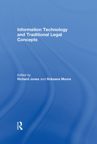 Information Technology and Traditional Legal Concepts