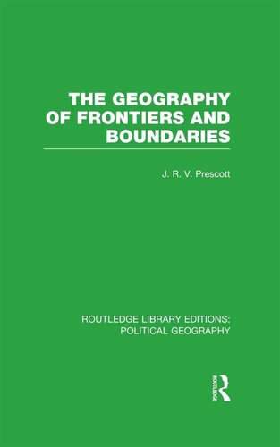 The Geography of Frontiers and Boundaries