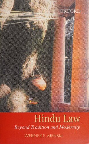 Hindu Law: Beyond Tradition and Modernity