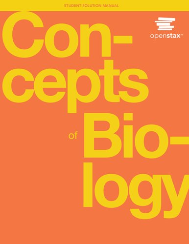 Concepts of Biology - Student Solution Manual
