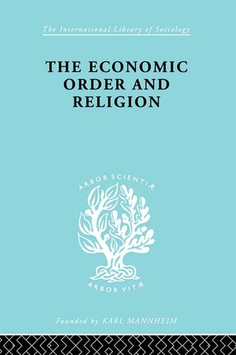 The Economic Order and Religion