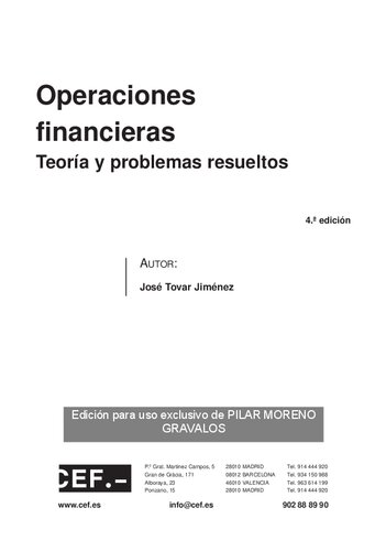 Operaciones financieras