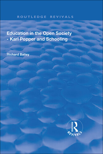 Education in the Open Society - Karl Popper and Schooling