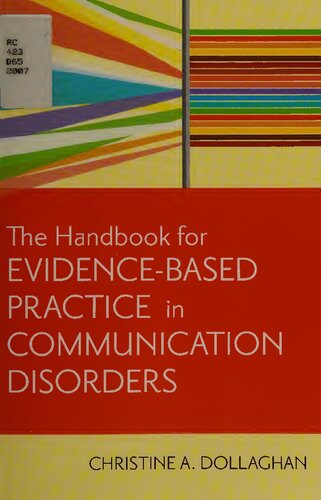 The Handbook for Evidence-Based Practice in Communication Disorders