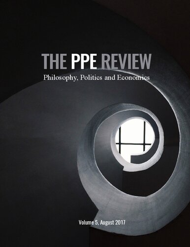 The PPE Review: Philosophy, Politics and Economics. Volume 5, August 2017