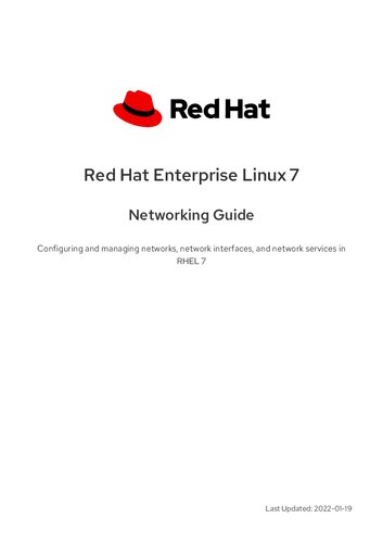 Red Hat Enterprise Linux 7 Networking Guide