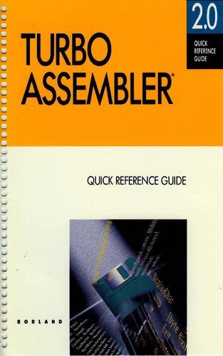 Turbo Assembler 2.0 Quick_Reference