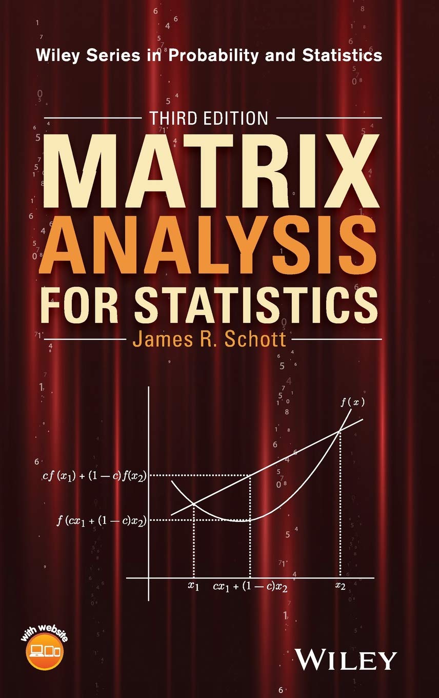Matrix Analysis for Statistics, Third Edition (Instructor Solution Manual, Solutions)