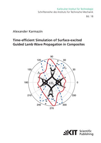 Time-efficient Simulation of Surface-excited Guided Lamb Wave Propagation in Composites