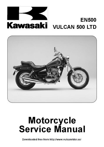 Kawasaki Vulcan 500 Factory Service Manual
