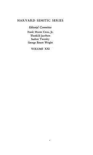 Toward the Image of Tammuz and Other Essays on Mesopotamian History and Culture