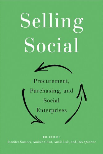 Selling Social: Procurement, Purchasing, and Social Enterprises
