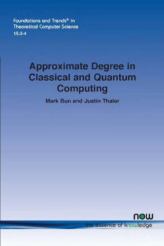 Approximate Degree in Classical and Quantum Computing