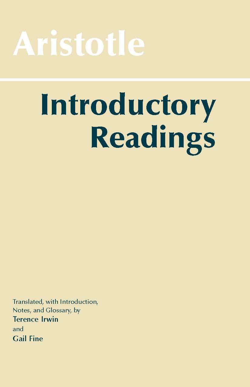 Aristotle: Introductory Readings (Hackett Classics)