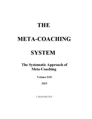 The Meta-Coaching System