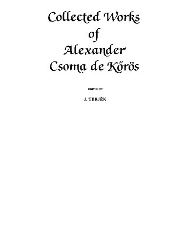 Grammar of the Tibetan Language