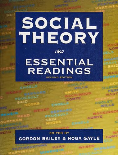 Social Theory: Essential Readings