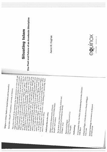 Situating Islam: The Past and Future of an Academic Discipline