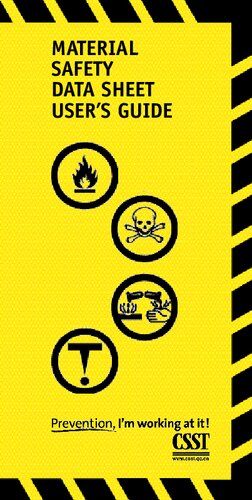 Material Safety Data Sheet User's Guide
