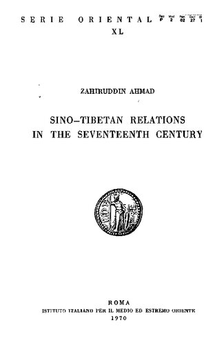 Sino-Tibetan Relations in the Seventeenth Century