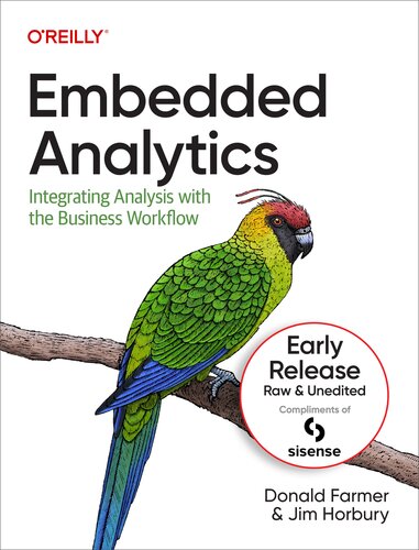 Embedded Analytics: Integrating Analysis with the Business Workflow (Sixth Early Release)